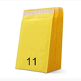Поштовий Конверт з відривною стрічкою Бандерольний 100×160 № 11 VIP 100 шт/уп. Крафтовий з повітряним прошарком, фото 2