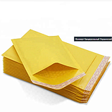 Поштовий Конверт з відривною стрічкою Бандерольний 100×160 № 11 VIP 100 шт/уп. Крафтовий з повітряним прошарком, фото 6