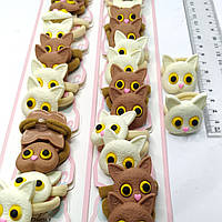 Резинки для волос детские "Котики с глазками'.