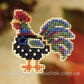 Набір для вишивання "Provence Rooster//Прованський півень" Mill Hill MH187203