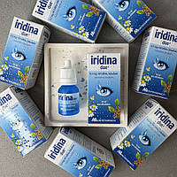 Капли Иридина (IRIDINA DUE) Отбеливающие и увлажняющие капли для глаз, убирают усталость и покраснение Италия