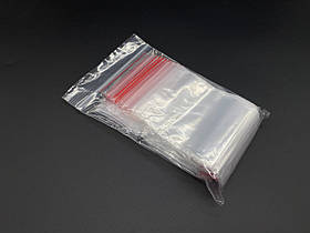 Пакет зі струною поліетиленовий для пакування та зберігання 7х10 см. із застібкою zip-lock 95 шт/уп. Пакет Гріппер