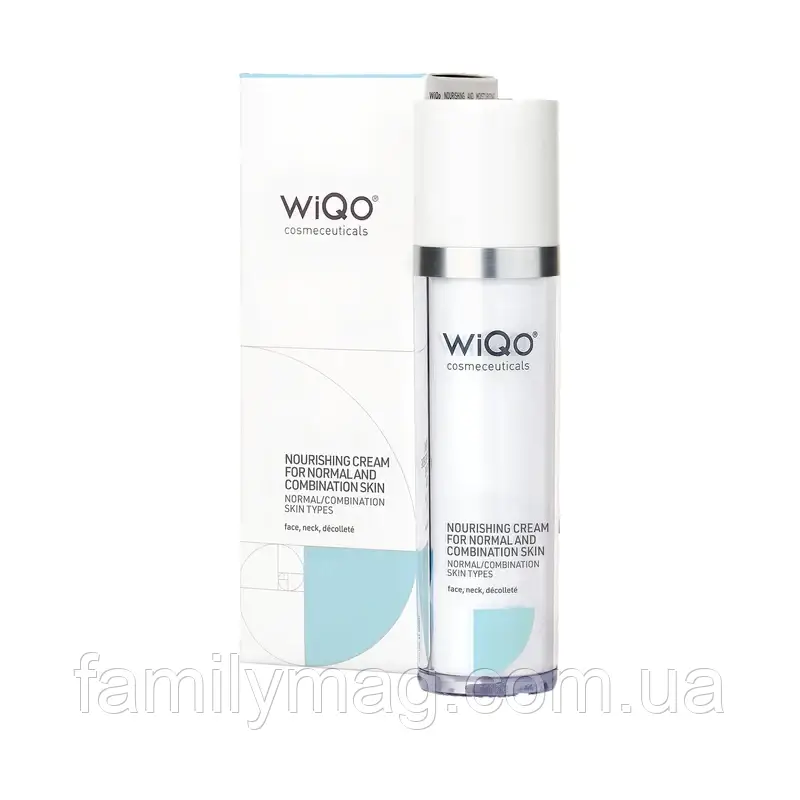 Крем для нормальної та комбінованої шкіри WiQo 50 ml