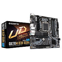 Материнская плата GIGABYTE Q670M D3H DDR4