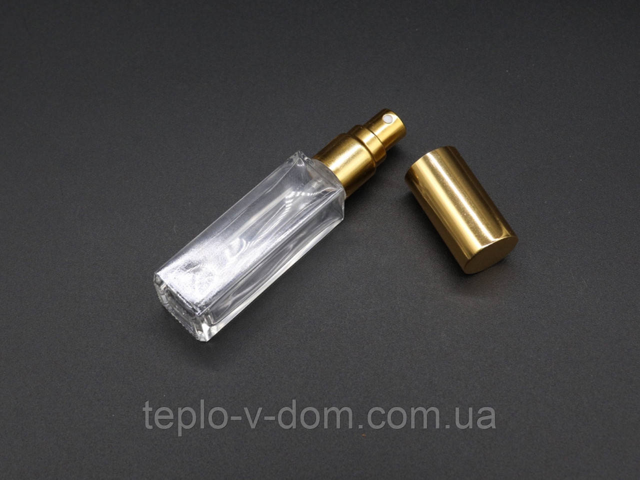 Скляні пляшечки. Спрей. 18х66мм 9мл