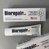 Biorepair Plus Pro White (Биорепейр) отбеливающая зубная паста 75 мл Италия