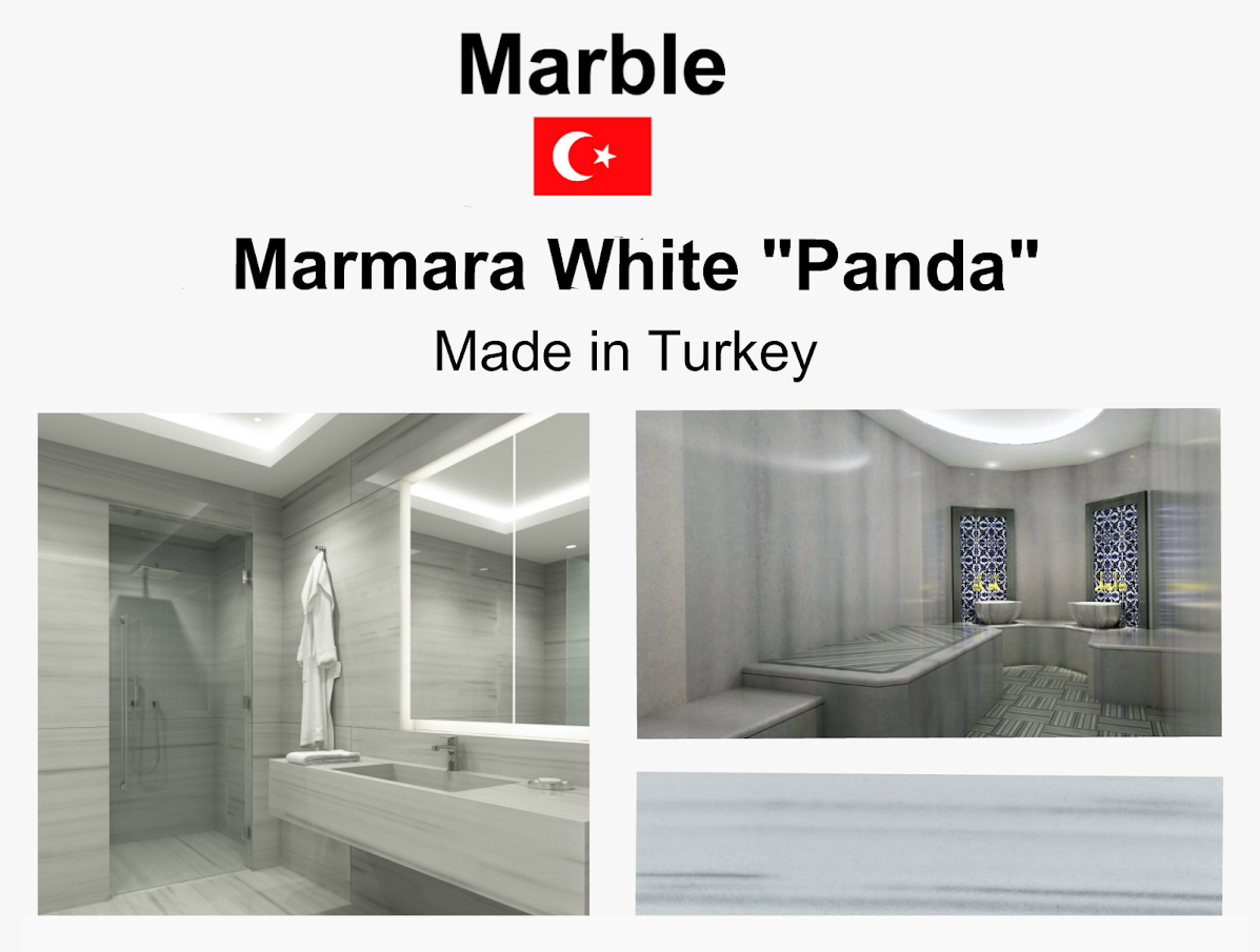 Мрамор Marmara panda - фото 1 - id-p2114190168