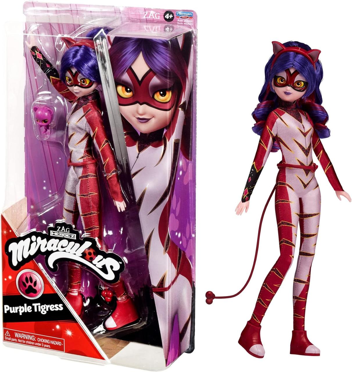 Лялька Miraculous Purple Tigress Леді Баг і Супер Кіт Фіолетова Тигриця 50023