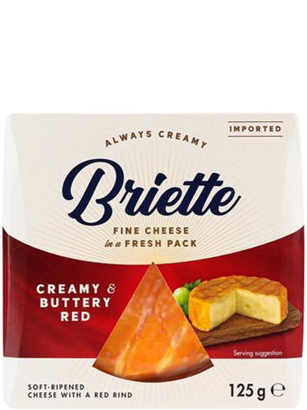 Сир Брі Briette Creamy & Buttery Red 125 г.