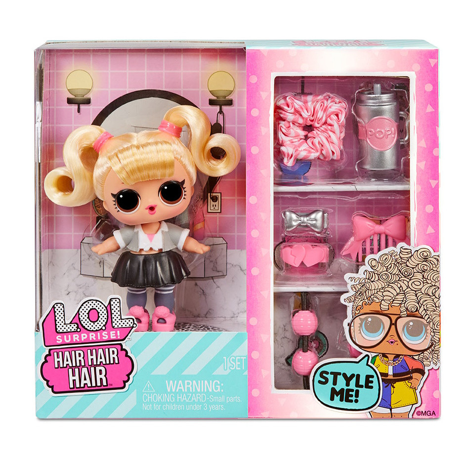 Ігровий набір з лялькою L.O.L. Surprise! Hair Hair Hair Стильні зачіски Упс-Бейбі (580348)