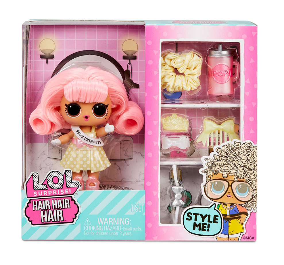 Ігровий набір з лялькою L.O.L. Surprise! Hair Hair Hair Стильні зачіски Принцеса балу (580348)