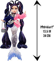 Лялька Mermaze Mermaidz Winter Waves Nera Русалка Нера з хвостом, що змінює колір 585404, фото 4