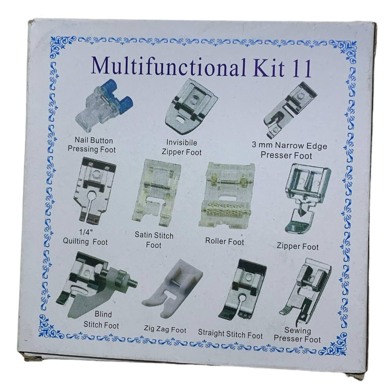 Набір лапок на побутову швейну машинку multifunctional kit 11