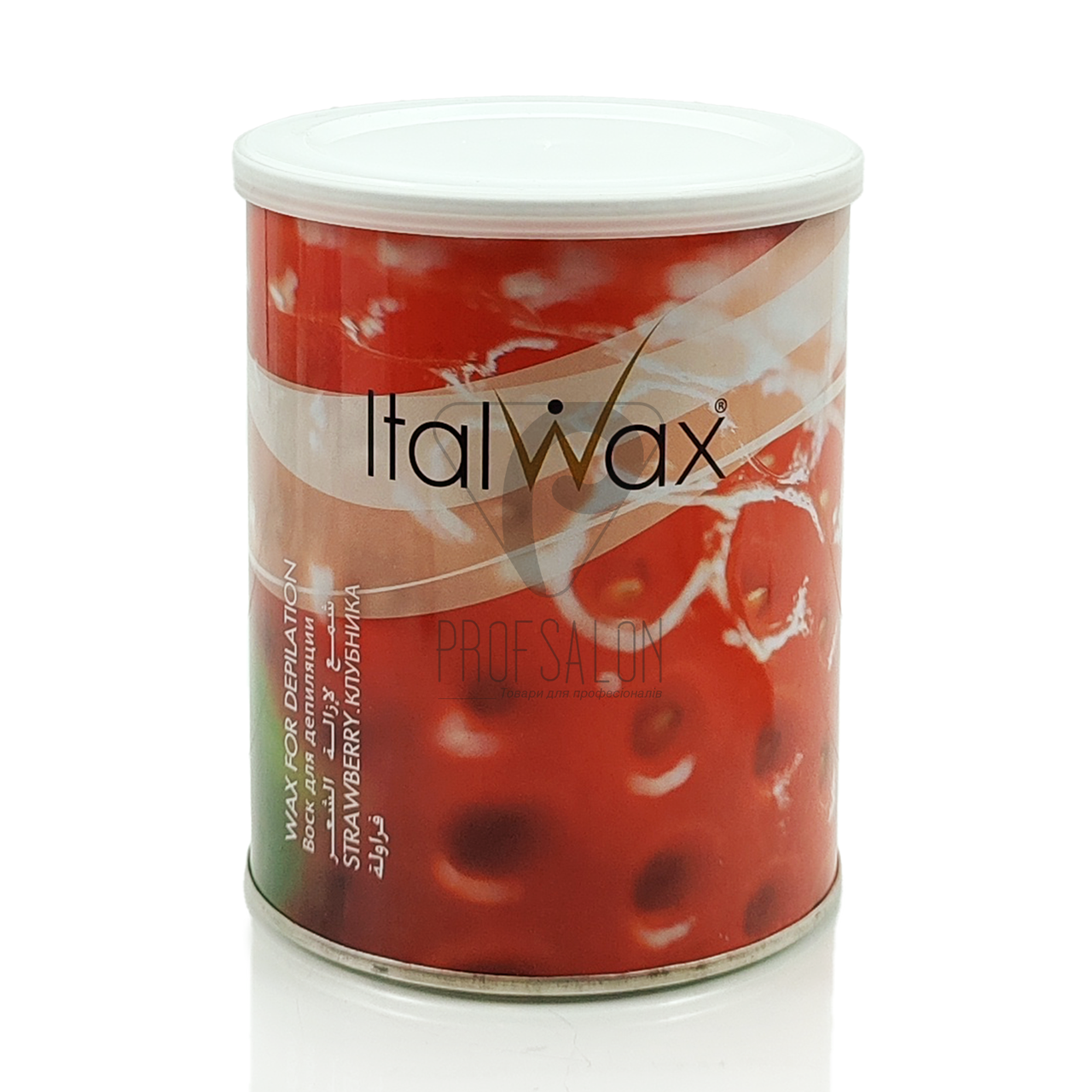 Теплий віск в банці Italwax Полуниця (Strawberry), 800 мл
