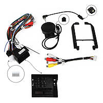 Штатний комплект перехідна рамка 9" Lesko BMW Mini 2007-2015 (1234-320) + адаптер живлення 2 шт., фото 4