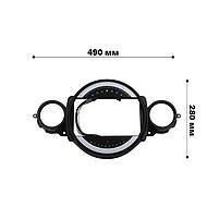 Штатний комплект перехідна рамка 9" Lesko BMW Mini 2007-2015 (1234-320) + адаптер живлення 2 шт., фото 5