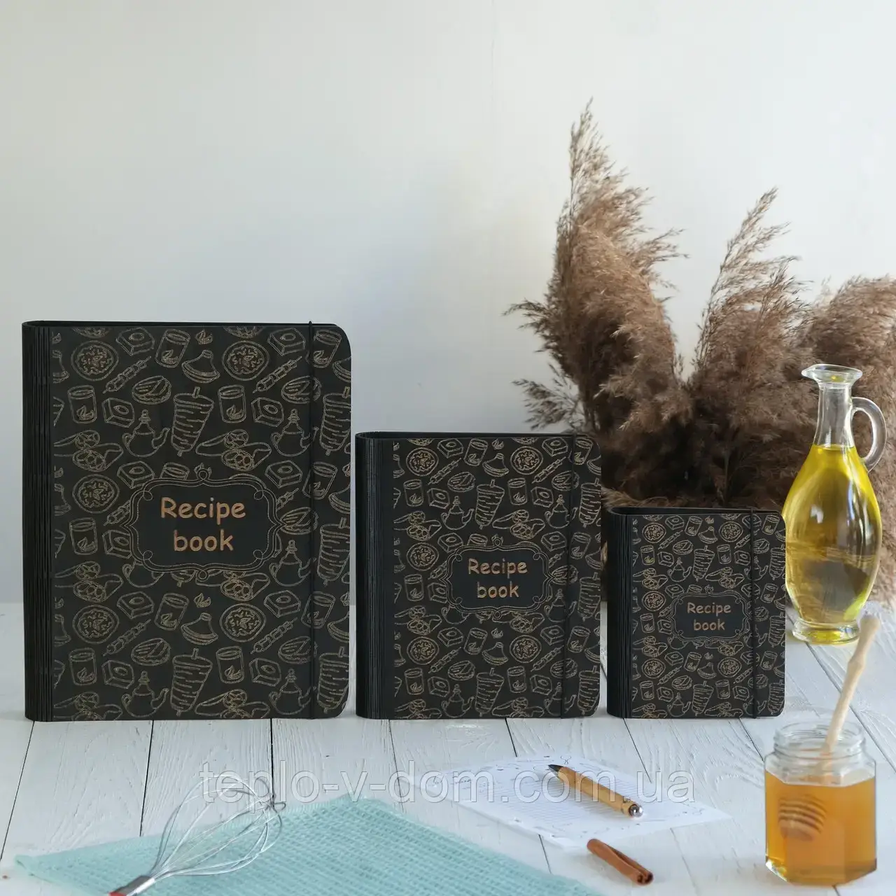 Книга для записів кулінарних рецептів "Recipe book" А5 22,5х17см