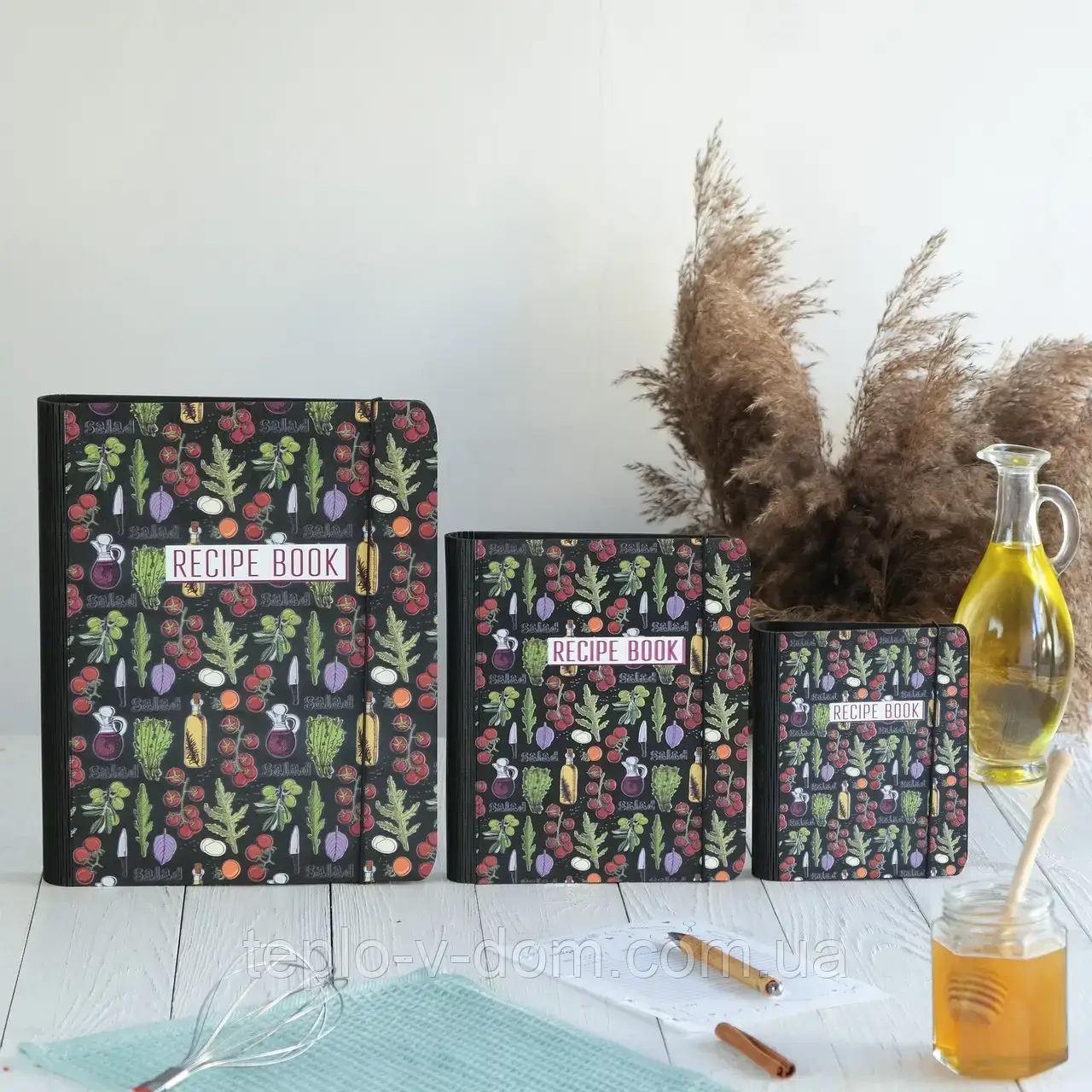 Книга для записів кулінарних рецептів "Recipe book" А4 31х23см