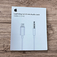 Аудио кабель, переходник Lightning to 3.5 mm Audio Jack для iPhone или iPod 1.2м