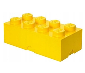 Восьмиточковий бокс для зберігання LEGO Storage Brick 8 жовтий (40041732)