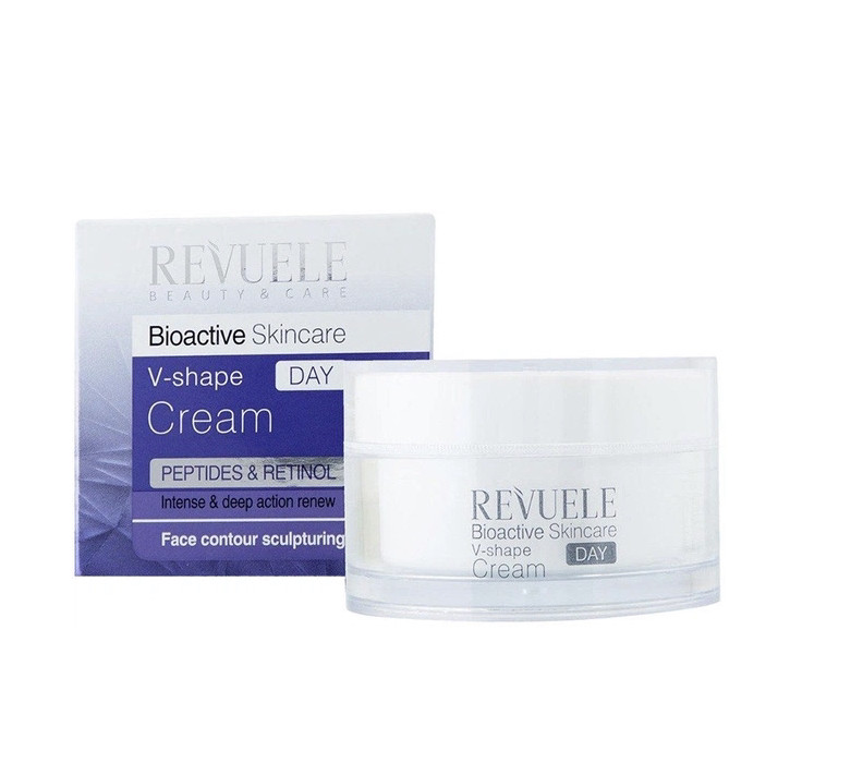 Денний крем для обличчя Revuele Bioactive Skin Care Retinol + Peptides V-shape Day Cream