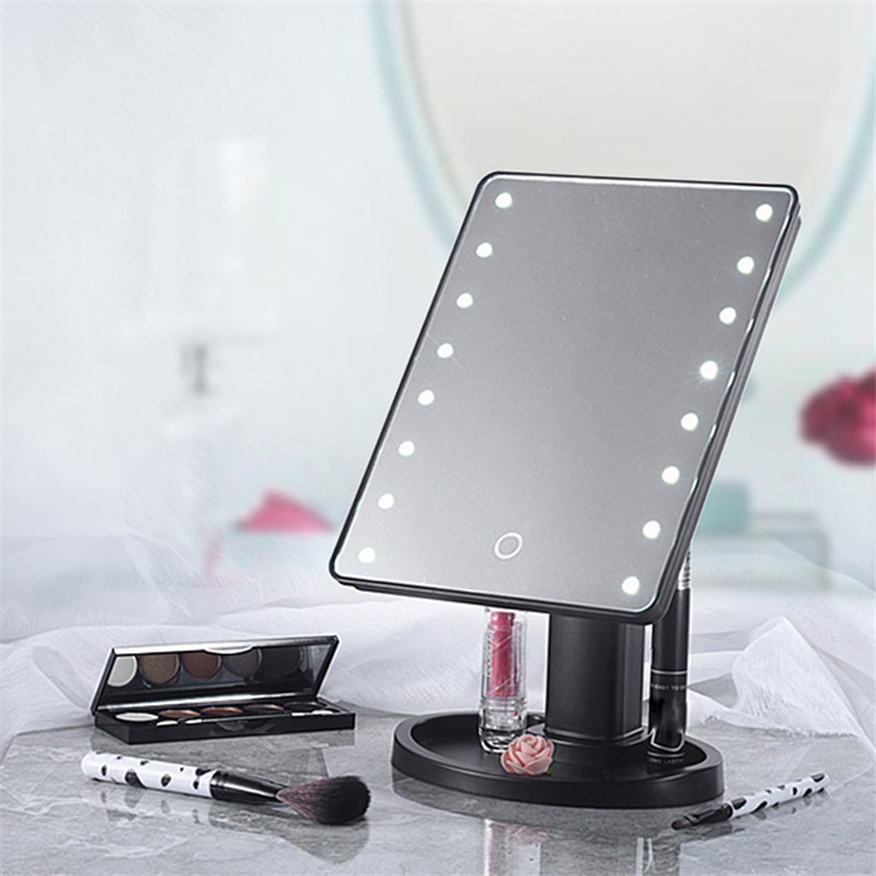 Зеркало настольное с подсветкой LED - бренд Large Led Mirror - фото 2 - id-p2114376510