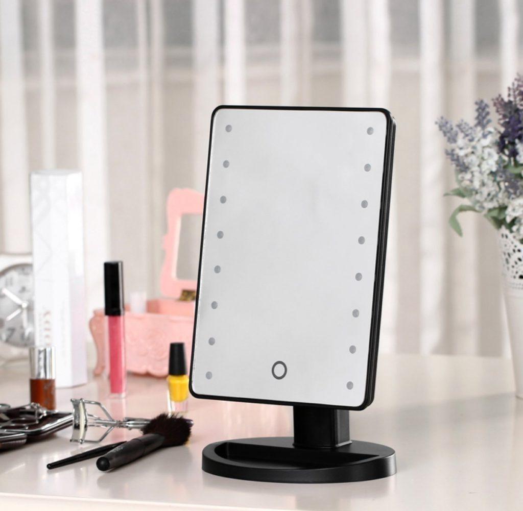 Зеркало настольное с подсветкой LED - бренд Large Led Mirror - фото 3 - id-p2114376510