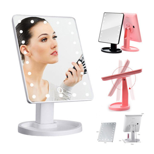 Зеркало настольное с подсветкой LED - бренд Large Led Mirror - фото 7 - id-p2114376510
