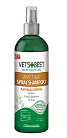 Шампунь-Спрей від бліх Vet's Best Natural Anti-Flea Spray Shampoo для собак та котів 470 мл (vb10347)