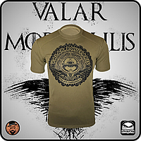 Армейская футболка песочного цвета Valar Dohuyaris, мужские футболки и майки, тактическая и форменная одежда XL
