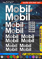 Mobil1 Авто стикеры, комплект наклеек, наклейки на автомобиль
