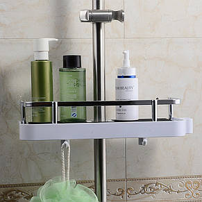 Підвісна полиця для ванної кімнати з тримачем для душу Shower Rack (205), фото 3