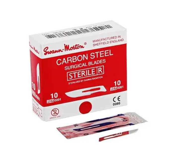 Леза для скальпеля Swann Morton 15C 1шт, фото 1