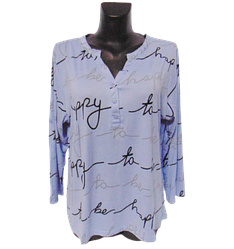 Блуза жіноча Rbossi 5510 L Блакитна