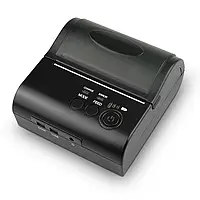 Портативний термопринтер для друку чеків Zjiang POS-8001 80mm USB-Wifi black