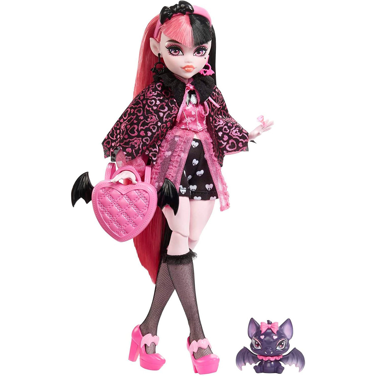 Лялька Monster High Draculaura Дракулаура з вихованцем 2022 (HHK51)