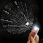 Кулон з ланцюжком та проекцією "I love you", Золотий / Підвіска на шию / Кулон серце / Кулончик з серцем, фото 3