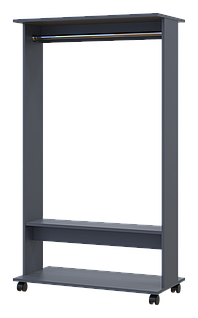 Гардеробна стійка, вішак Doros Д2 Графіт 85х41.6х150.  Гардеробна пересувна стійка для одягу