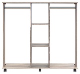 Гардеробна стійка, вішалка Doros Д3 Дуб сонома 130х40.1х121. Гардеробна пересувна стійка для одягу, фото 5