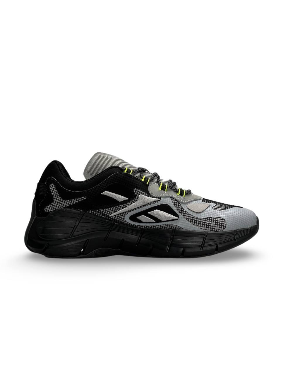 Мужские кроссовки Reebok Zig Kinetica Grey Black серые спортивные кроссовки рибок - фото 4 - id-p2114407261