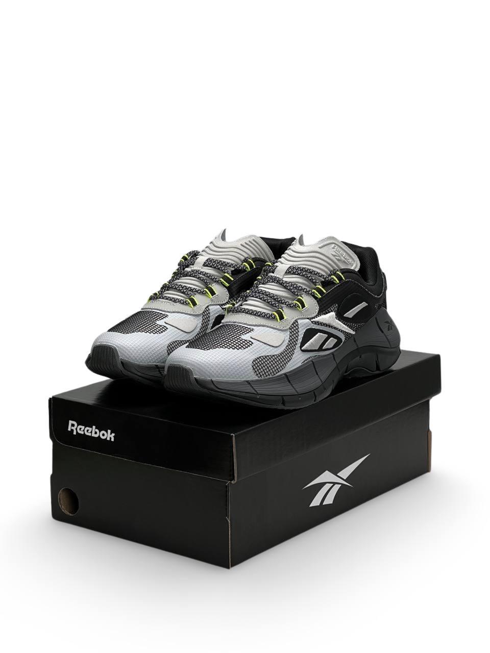 Мужские кроссовки Reebok Zig Kinetica Grey Black серые спортивные кроссовки рибок - фото 7 - id-p2114407261