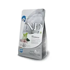 Сухий беззерновий корм Farmina N&D WITHE для собак дрібних порід із білою шерстю, з сібасом, спіруліною та фенхелем, 2 кг