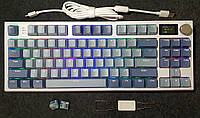 Игровая Беспроводная Механическая клавиатура Attack Shark k86 RGB 75% BT/2.4G/Type-C Hot Swap и 1,2-дюймовый