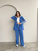 Жіночий прогулянковий костюм спорт шик (жакет + штани) тренд весни No 185