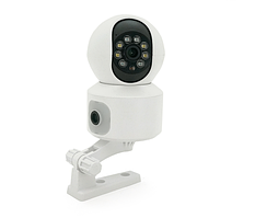 2+2 Мп Wi-Fi видеокамера внутренняя с двумя объективами SD/карта PiPo PP-IPC28D2MP15 PTZ 2.8mm ICSee