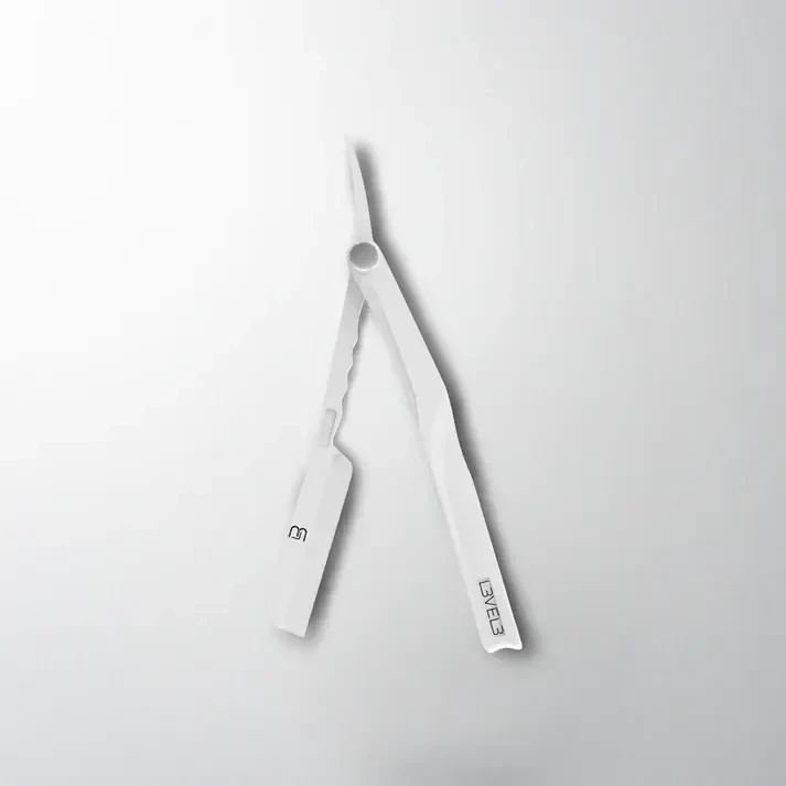Небезпечна бритва Level3 Milly Clutch Razor Holder White