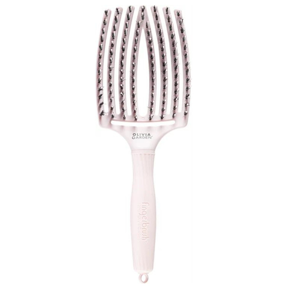 Щітка масажна Olivia Garden Fingerbrush Combo Pastel Pink LARGE