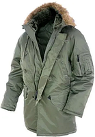 Куртка-парка U.S. Pilot Jacket N-3B long - "Аляска" Оlive розміри S, 2XL Mil-tec, Німеччина