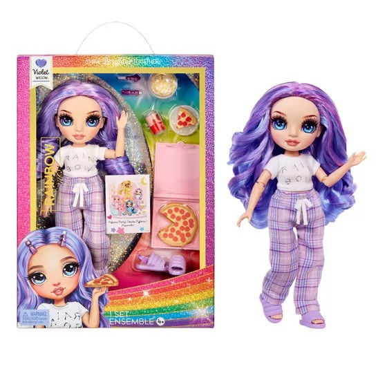 Лялька Rainbow High серії Junior High PJ Party - Віолетта 503705