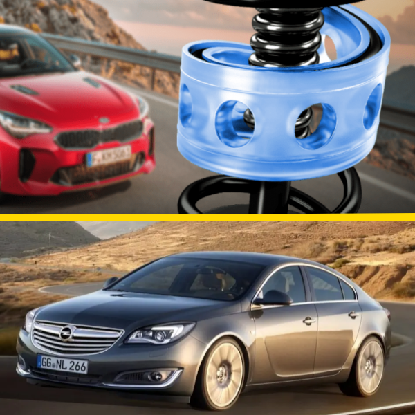 Автобафери силіконові на передні пружини Opel Insignia 2013- (проставки, подушки пружини)